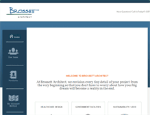 Tablet Screenshot of brossettarchitect.com